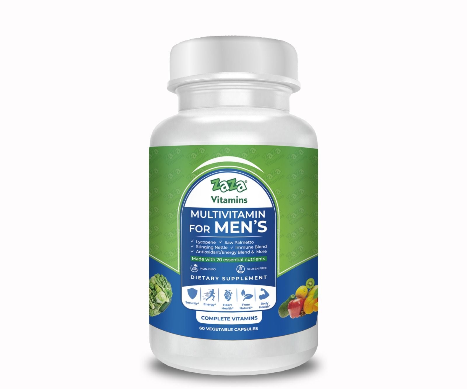 Multivitamin for Men 60 VEGETABLE CAPSULES AlloSupplements