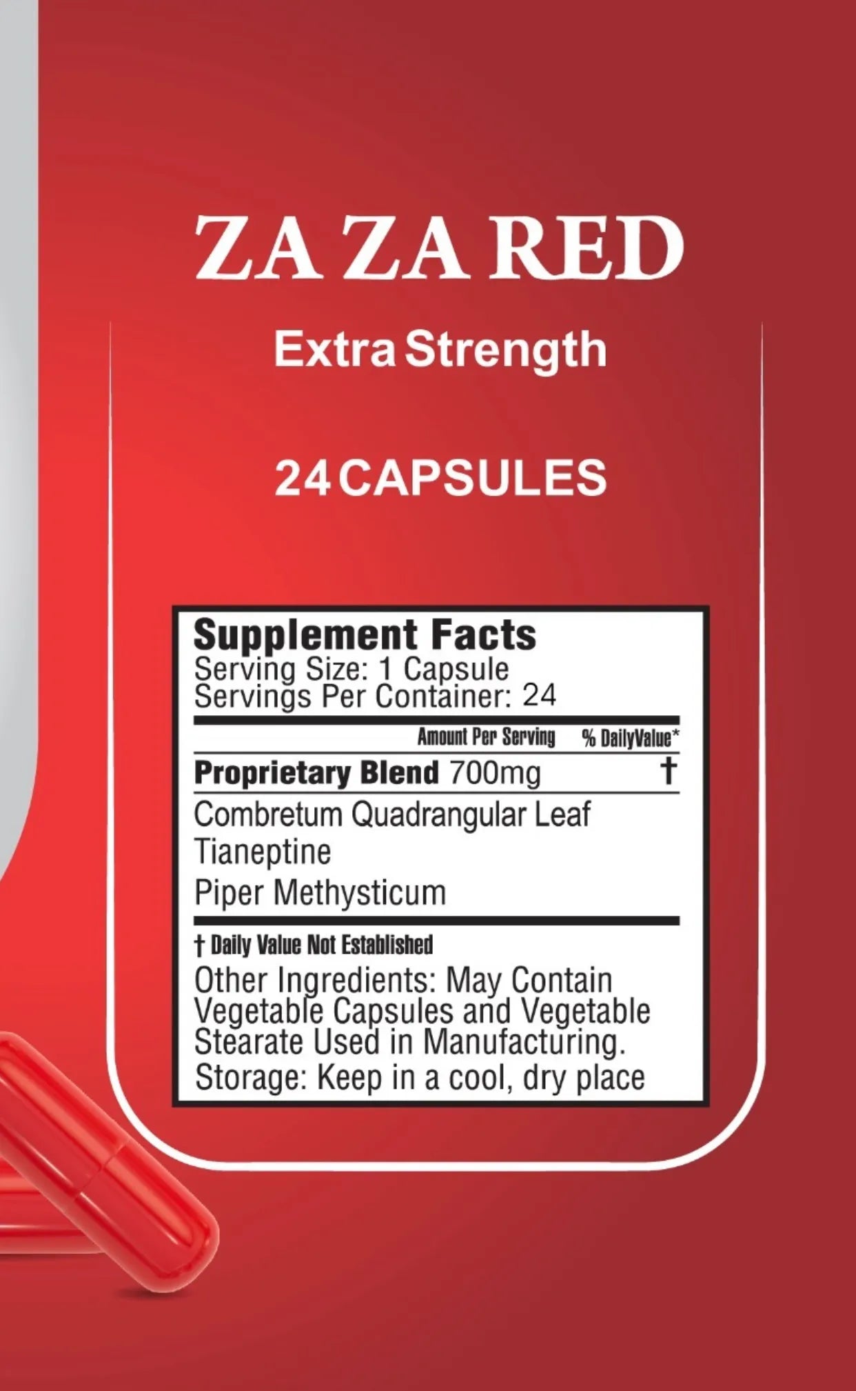 Zaza Red - 24 capsules