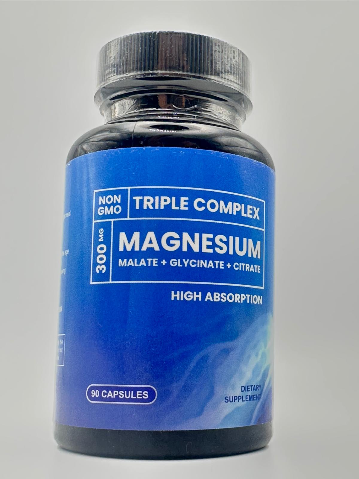 A High Absorption Triple Magnesium Complex 300mg.