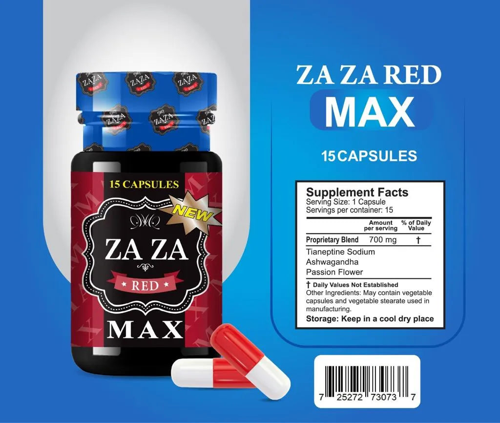 Zaza MAX Red 15 capsules